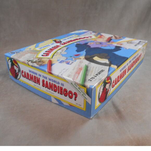 1992 Where in the World is Carmen Sandiego? University Games #1600 Complete - Picture 7 of 9